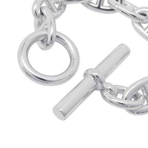 HERMES Chaine d'Ancre Bracelet 9 frames Size TGM - Picture 11 of 11